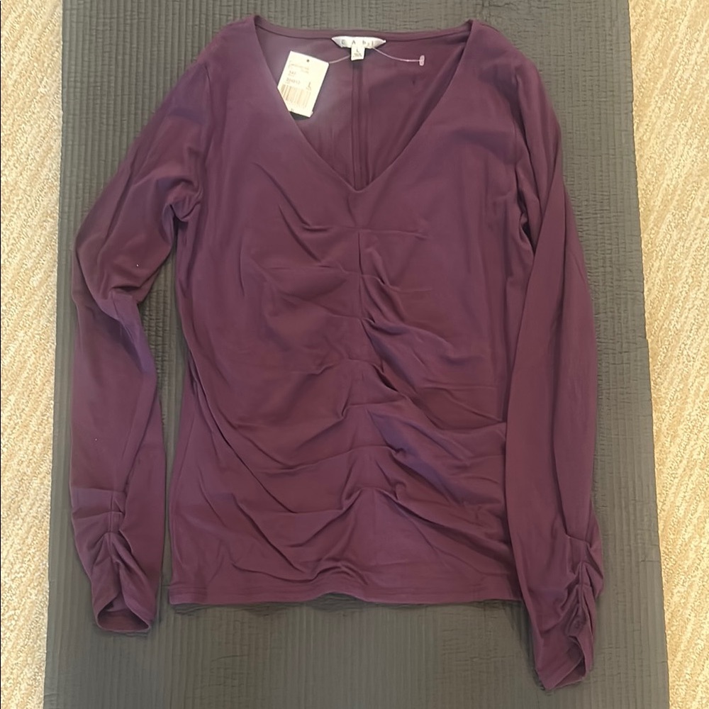 Women's Purple Long Sleeve Top